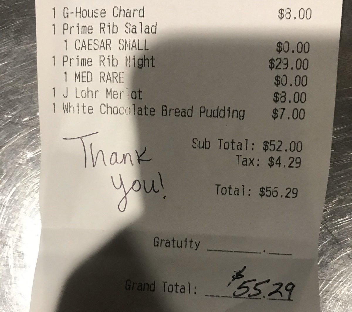 danarterbury's tweet photo. Anyone ever given such ‘bad service’ that the customer “un-tips” you a whole dollar? https://t.co/Jbom0e5Vl7