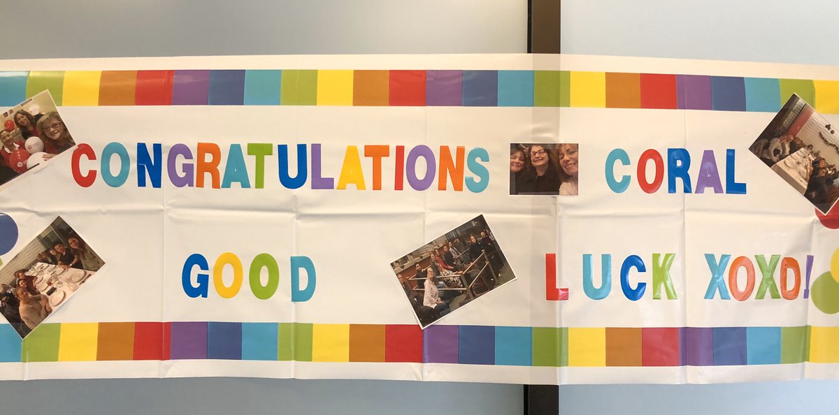AmberWarrenTD's tweet photo. The saddest farewell to our one and only @CoralVerrall! You will be missed terribly but we wish you all the best at your new home to be! #fondfarewell #mallroad #bestwishes @AIacobelli_TD @prudencecorbet7 @Kat2walters https://t.co/aiOKuwapHt