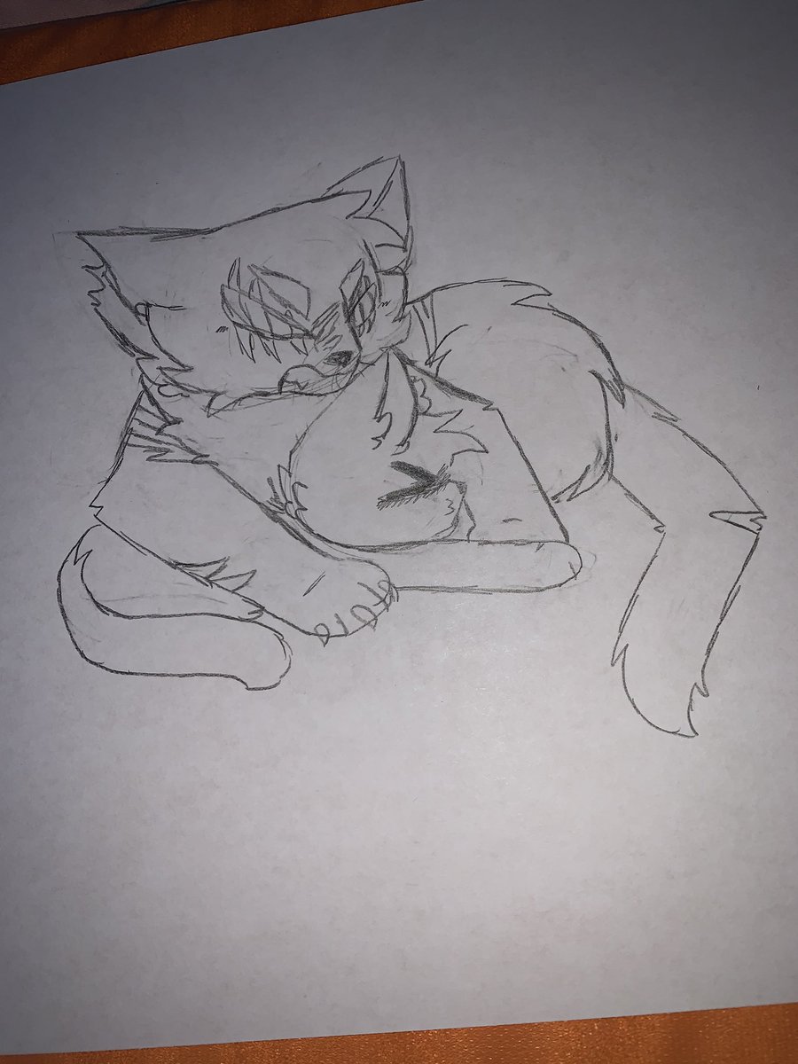 featherdeadtail's tweet image. so i made ship art of @DeathCl70432026 x firestar and @Flametail5 was livid over it idk thought i’d expose us 😳😳😳😳