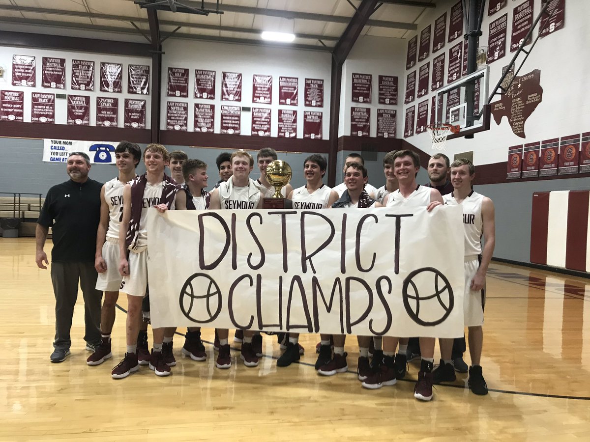 SEYMOURPANTHERS's tweet photo. Congrats to our Panthers!!  District champs!!!  @AllSeymour @SeymourISD https://t.co/YtTkj5scZp