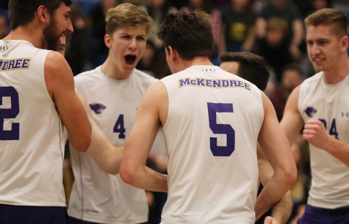 McKBearcats's tweet photo. MVB FINAL | @McKMVB WINS!!! The Bearcats defeat No. 6 Lewis, 3-2 with a 15-9 victory in the fifth set!!!

#BearcatsUnleashed #MIVAvb https://t.co/B2A2DuiaRg