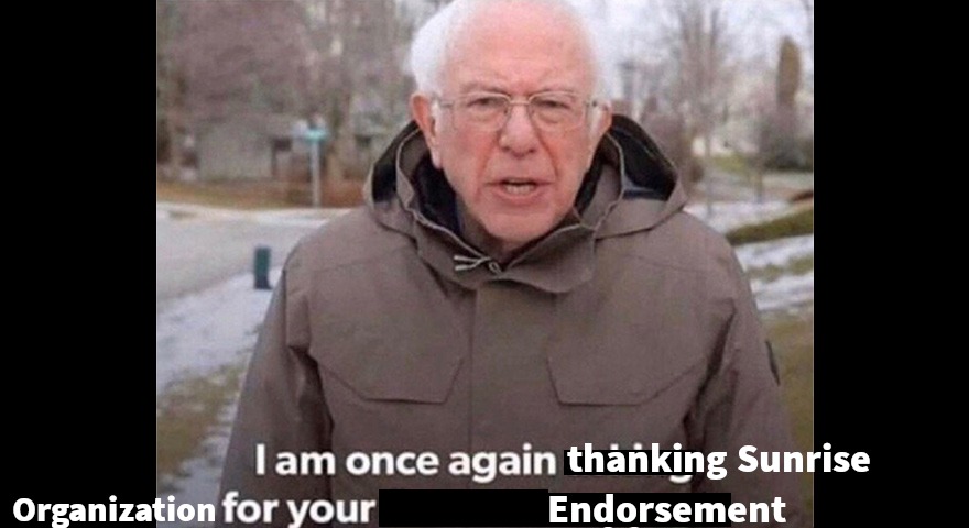 sunrisemvmt's tweet photo. You can call us whatever you like, @BernieSanders, as long as you keep championing the Green New Deal ;)

#DemDebate #DemDebates https://t.co/2z10lPiVX9