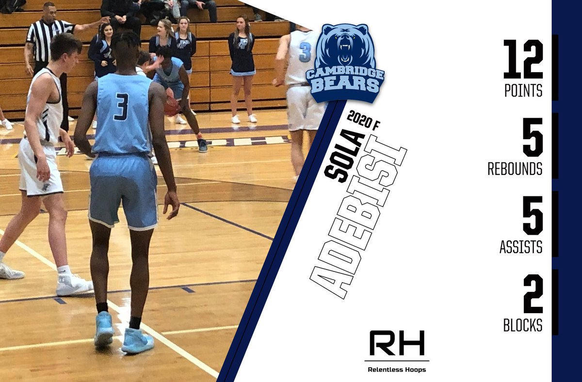 TMarkwith14's tweet photo. Sola Adebisi should have more going on in his recruitment. 6’6” F with tremendous athleticism &amp; the ability to play on the perimeter. Can hit mid-range jumpers, make decisions with the ball, and slash from the wing. He made some important plays in a Region Semifinal win tonight. https://t.co/VAsRXOFVku