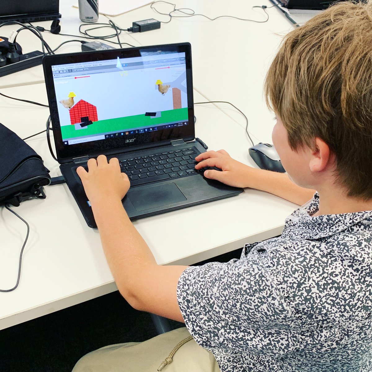 sc_coderdojo's tweet image. You know, whenever I play Street Fighter I always thought to myself “if only there was Street Fighter but with chickens”.
#Unity #UnityGames #CoderDojo #Coding #Games #VideoGames