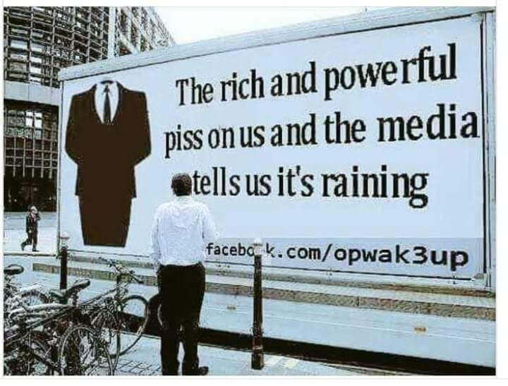 Vis4Voluntary's tweet photo. 💯 #WakeUp #WakeYourFriends #AllInBedTogether #ScratchinEachothersBacks #LiningTheirPockets #LaughingAllTheWayToTheBank #ProfitProfitProfit #Greed https://t.co/UWetdGtAxT
