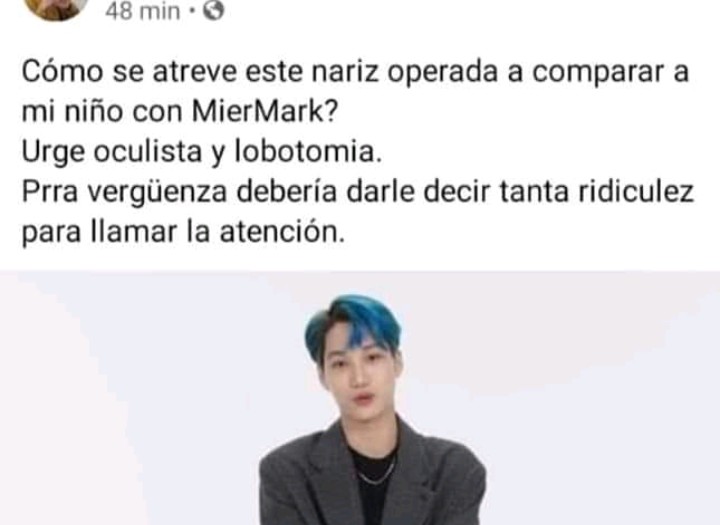 OpparRion's tweet photo. Exo-Latina: "las coreanas están mal de la cabeza, le tiran odio a Chen solo porque se va a casar, nosotras las latinas apoyamos a los 9 por igual, protejamos a los chicos" 

Also "Exo-Latina":
*Mostrándole odio al KaiBaek solo por estar en SuperM* https://t.co/bPSIdcR8wX