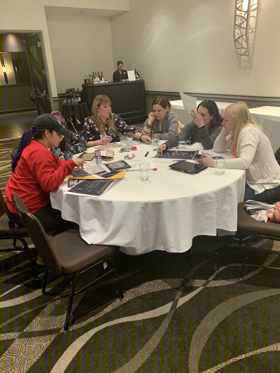 LisaRead's tweet image. Pretty stoked about my first Escape Room event.  Thanks to all the eager participants at #viln 7