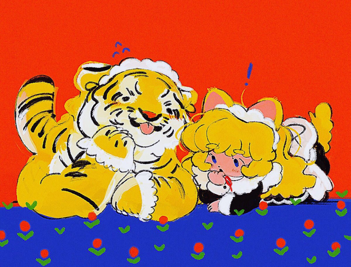 「#RTで私を有名にしてください 虎と植物と女の子を描いてます? 」|46のイラスト