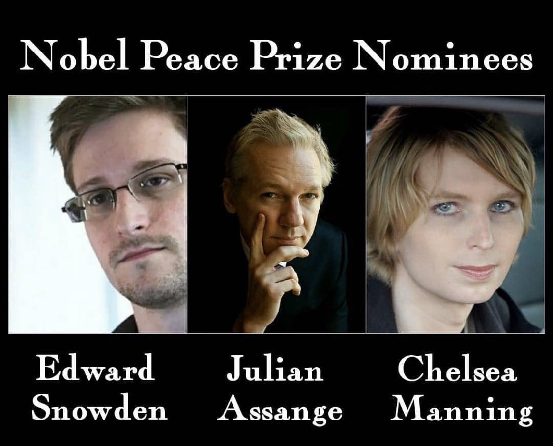 seanonolennon's tweet image. Ahem! @wikileaks @xychelsea @Snowden all nominated! (People keep asking where all the heroes have gone, they’re right here!)