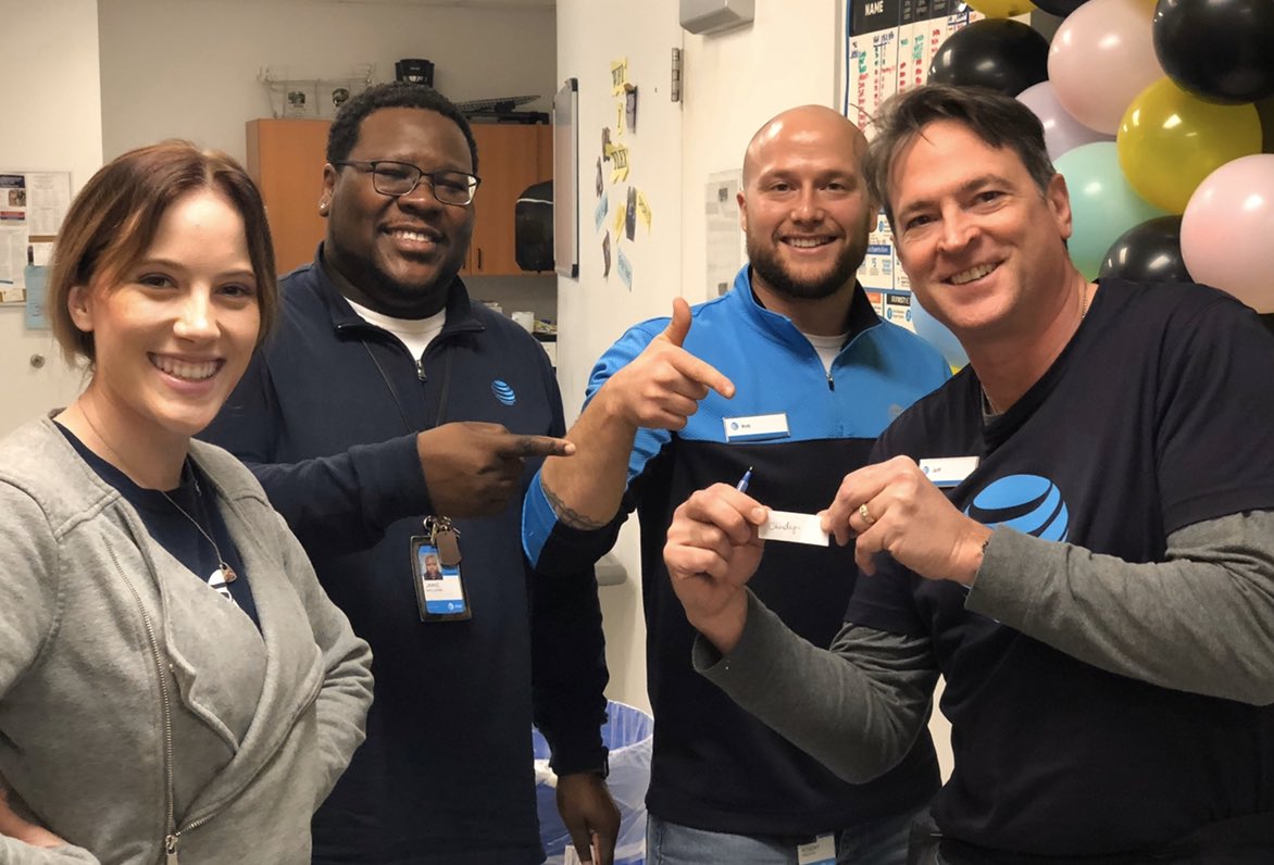 Would you like to play a game ? Jeff starting the CTC off with a premium video today and getting to pop his first balloon ! <a href="/RGelozin/">Robert Gelozin</a> <a href="/Jtime_mobile85/">Jaime Williams</a> <a href="/AdamMRagab/">Adam M. Ragab</a> <a href="/404girl/">Betsy Francis</a> <a href="/STyayouknowme/">Shane Tucker</a> #att #gametime