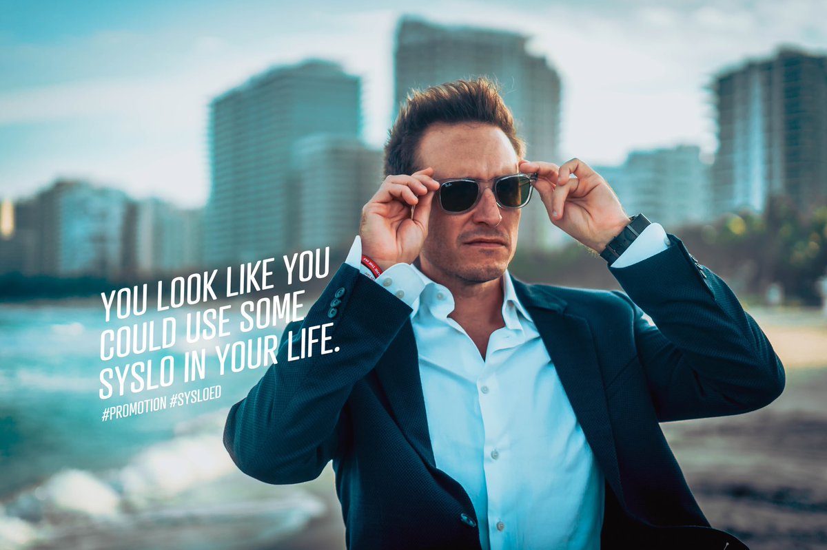 robertsyslojr's tweet image. You look like you could use some Syslo in your life.  #promotiontips