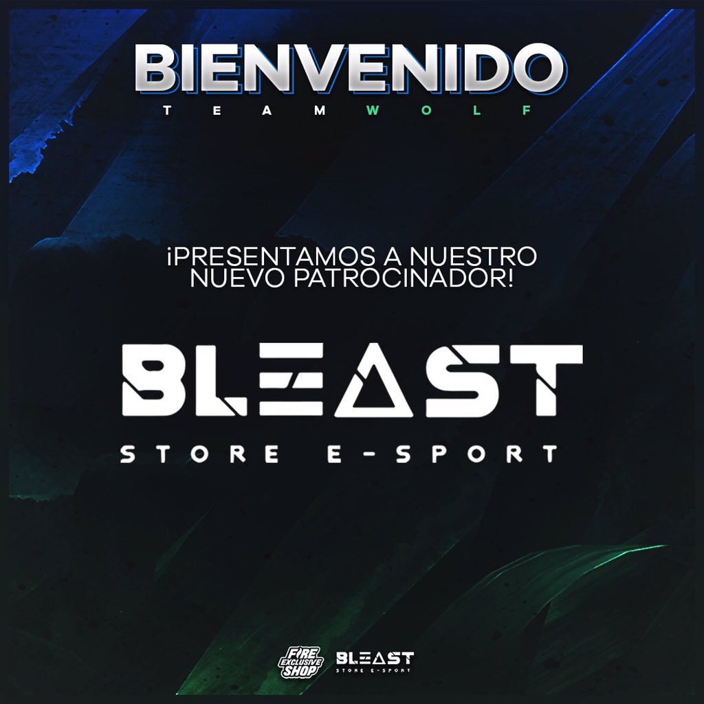 #Fortnite | Sponsor

Les damos la bienvenida a nuestro nuevo Sponsor "Bleast Store" el cual se encargará de vestir a nuestros Lobos, Muchas gracias por confiar en nuestra organización! 👕

Organización Team WolF.