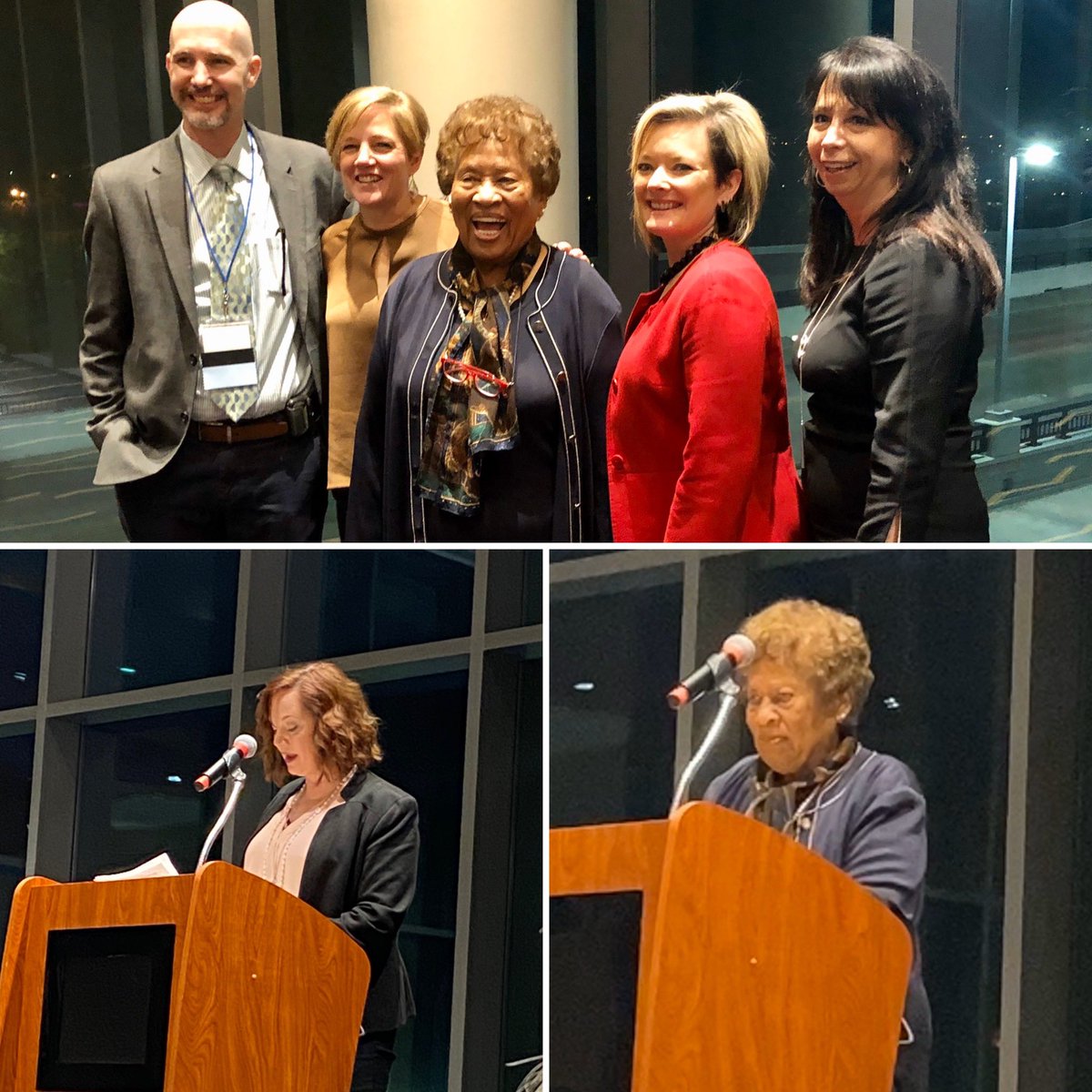 Great event honoring Dr. Joycelyn Elders. Peds endo rock star! As she “climbed the ladder she made sure to let it back down so others could follow!” #inspiration #PESTOLA #surgeongeneral #WomenInScience <a href="/oden_jon/">Jon Oden</a> @ChandaChacon <a href="/Dr_Rick_Barr/">Dr. Rick Barr</a> @AnnKruger7