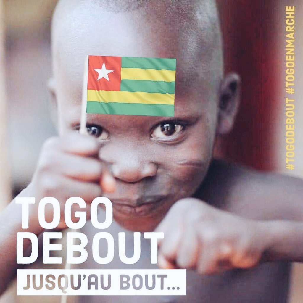 #EnAucunCas, le drapeau du #Togo n'est pas la propriété du président en fonction ou en campagne <a href="/FEGnassingbe/">Faure Essozimna GNASSINGBÉ</a>. #ÉvidenteAnomalie Le drapeau appartient à tous les citoyens, individus et regroupements, qui s'y reconnaissent : officiels, sportifs, supporters, artistes, écoles, etc.