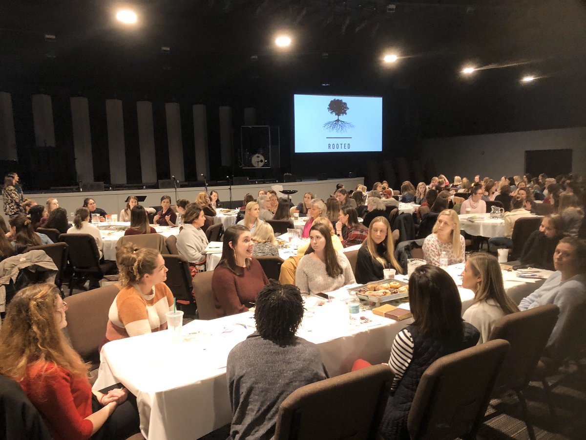 This is what it looks like when 182 women get together to study the book of Ephesians. Praise God for those who "desire to live in Christ Jesus, being rooted and built up in him and established in the faith"! <a href="/citychurchtally/">City Church Tallahassee</a>