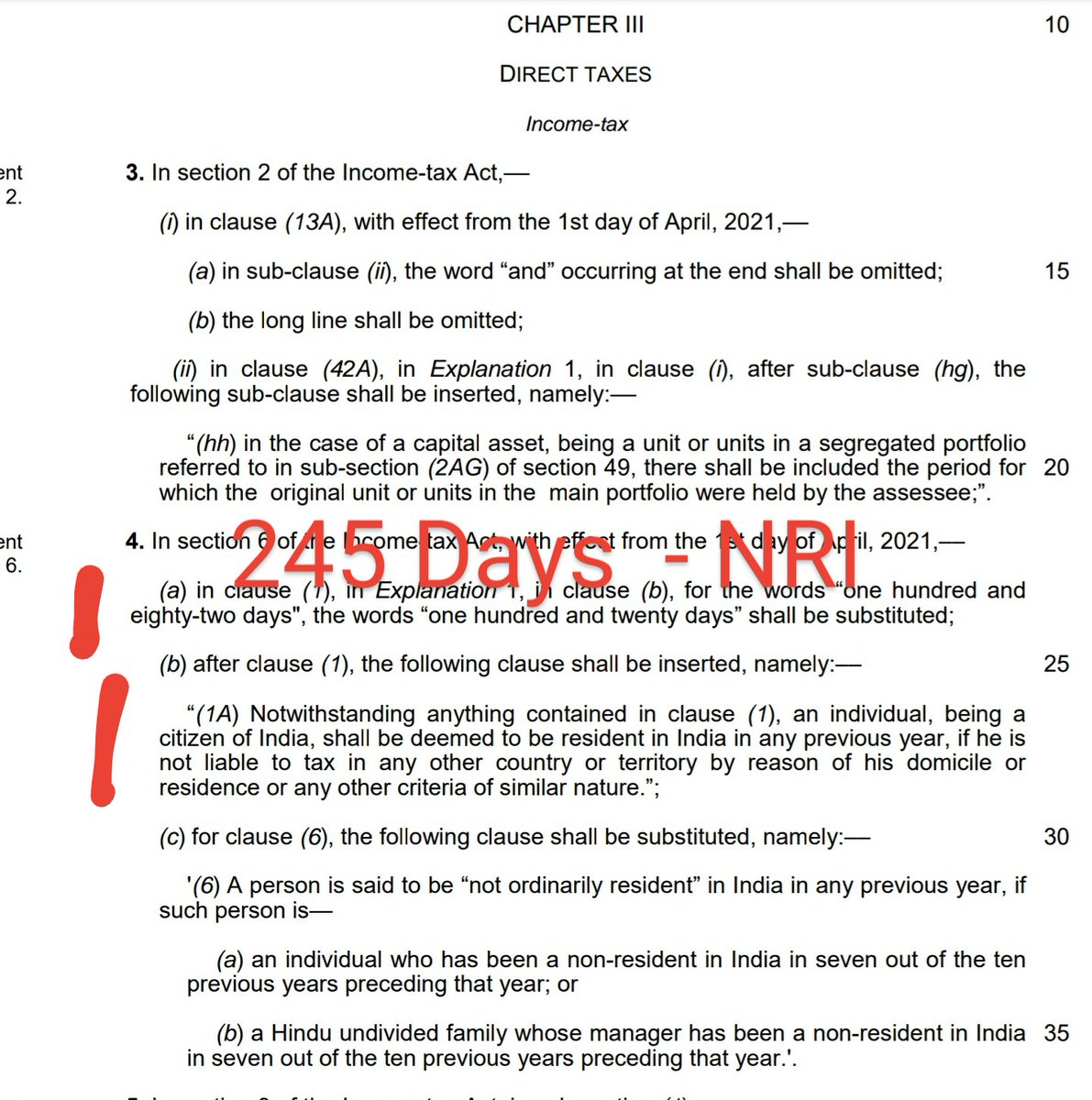 Capt Sanjay Prashar Indian Seafarers See Red As Financial Bill Says Nri Time Is 245 Days Instead Of 1 Days In A Financial Year Hope Seafarers Unions Can Resolve This