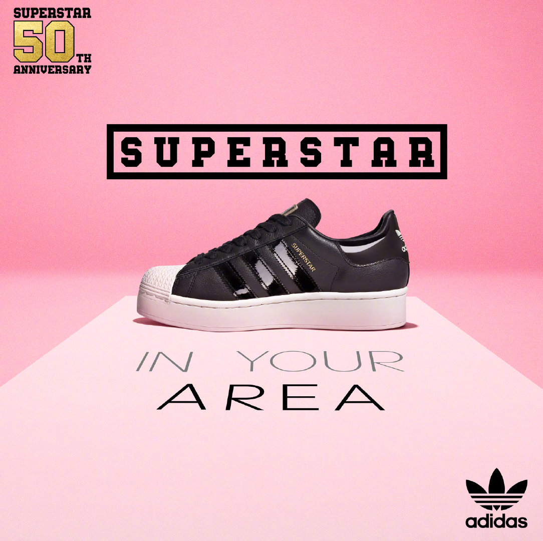 adidas superstar black pink