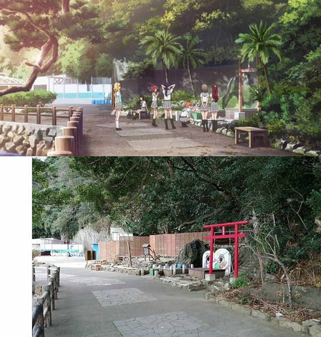 Uzivatel 三咲鴎 Na Twitteru ラブライブ サンシャイン 聖地巡礼07 アニメ2期4話 活動資金が無くて神頼みをしていた場所 ラブライブサンシャイン Lovelivesunshine 聖地巡礼 聖地 静岡 沼津 淡島 淡島マリンパーク 銭洗弁財天 Aqours T Co