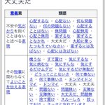うわやっべ やらかした って落ち込んだ時は類語辞典で 大丈夫だ と調べるとめちゃくちゃ慰めてもらえるライフハック 元気出た イーノックを思い出す Togetter うわやっべ やらかした って落ち込んだ時は類語辞典で 大丈夫だ と調べるとめちゃくちゃ慰めてもらえるライフハック 元気出た イーノックを思い出す Togetter