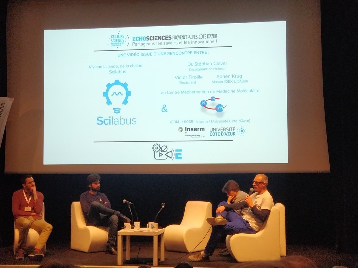 Bastien_Dolfi's tweet photo. Initiative prometteuse de echoscience sur la vulgarisation scientifique entre chercheurs et youtubeurs https://t.co/Cm06C8OuCH