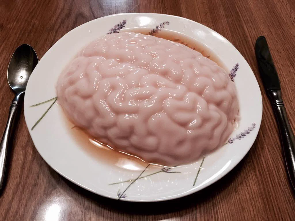 味は良くても見た目がイヤ？いちごオレで作った脳みそwww