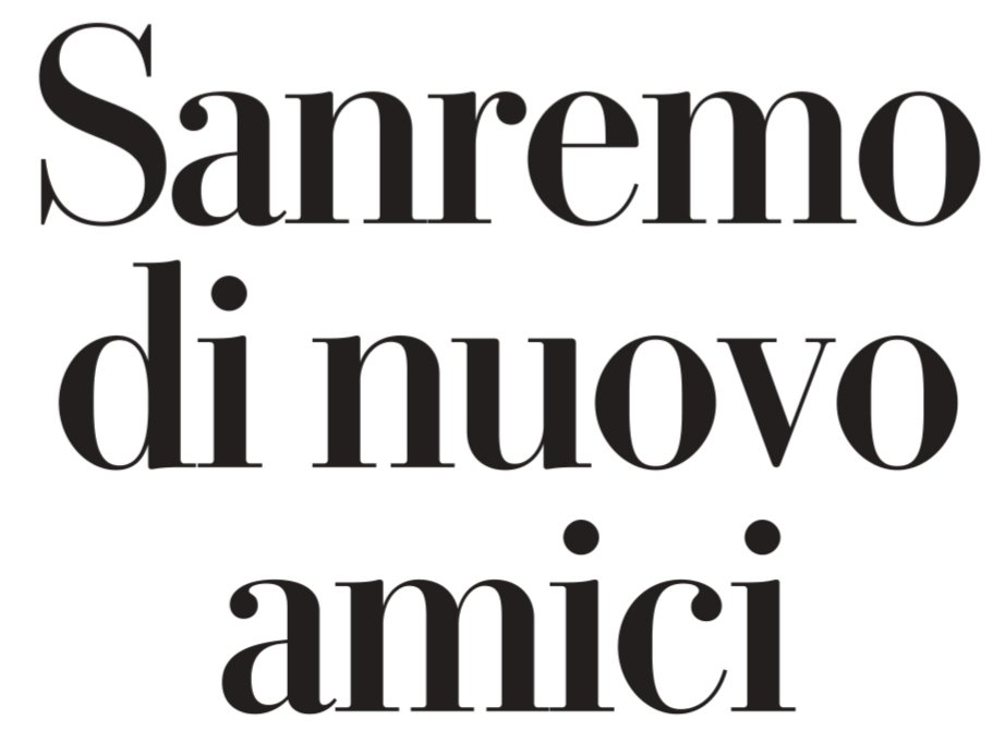 Osservatorio Titoli.

E per il secondo giorno consecutivo c'è del doppiogiochismo in un titolo su Sanremo. Vero @Fiorello?

#nonSanremo @nonleggerlo