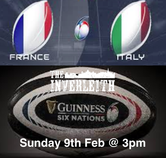 Tomorrow the rugby continues with France vs Italy at 3pm. Same rules - book the best seats!
#edinburghpubs #rugby #sixnations #guinness #guinnesssixnations