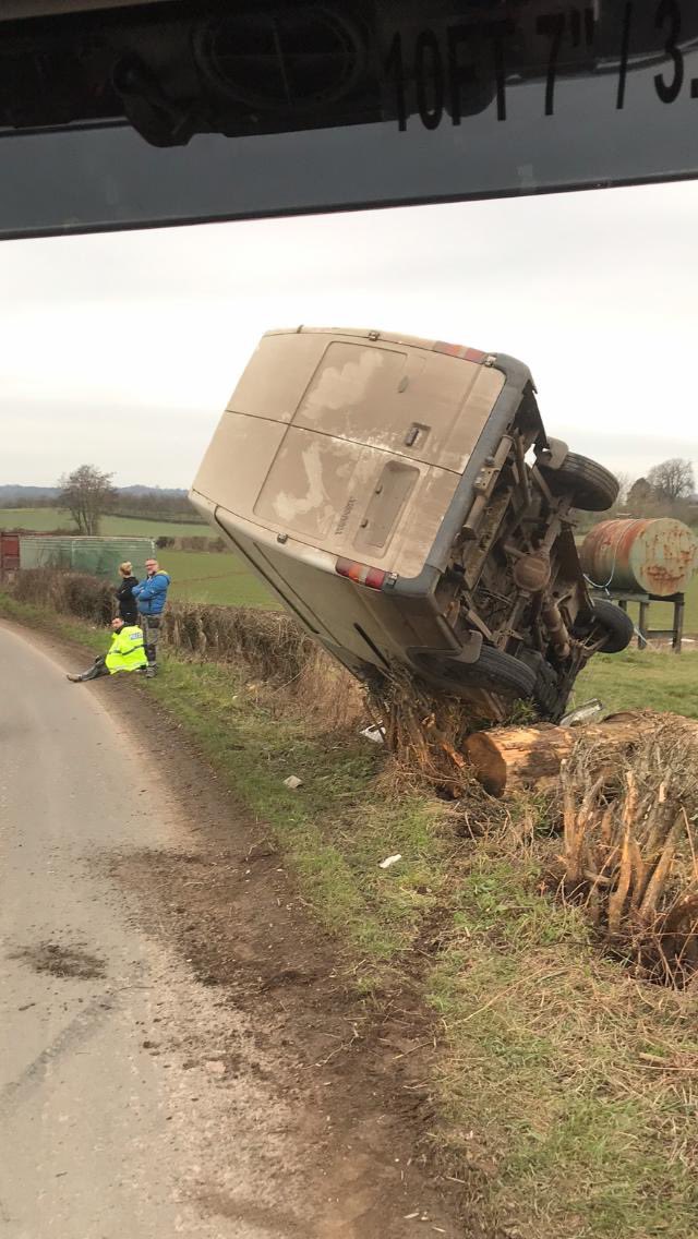 YourHereford1's tweet photo. NEWS | A fire crew from #Ledbury attended a RTC at #Staplow yesterday afternoon at 3:43pm.
Two casualties self rescued before crews had arrived. #YourHerefordshire https://t.co/IclKtaXT2D