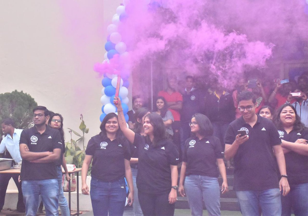 ximb_official's tweet photo. XIMB hosted the much-awaited moment of the year, Dhol Party. It was organized to acknowledge the persistent efforts of the Career Advisory Services (CAS) Team for accomplishing 100% Placement of the Batch of 2018-20.
Here are the few glimpses of the event.
#Xuberance #Placements https://t.co/1spRBR02LZ