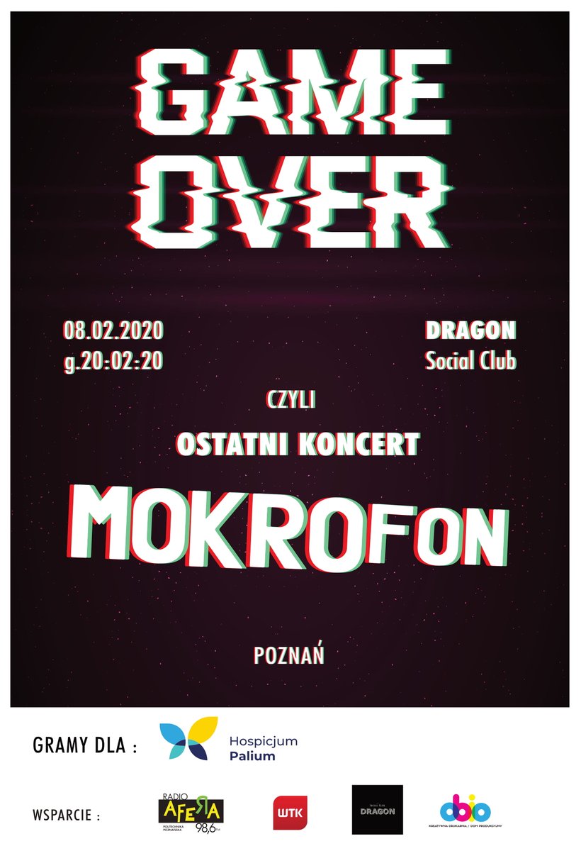 Mokrofon's tweet photo. Bądźcie dzisiaj z nami. 🤘🔥🎉📢
#mokrofon
#koniec
#koncert
#charytatywnie https://t.co/wUFOLIkpK5