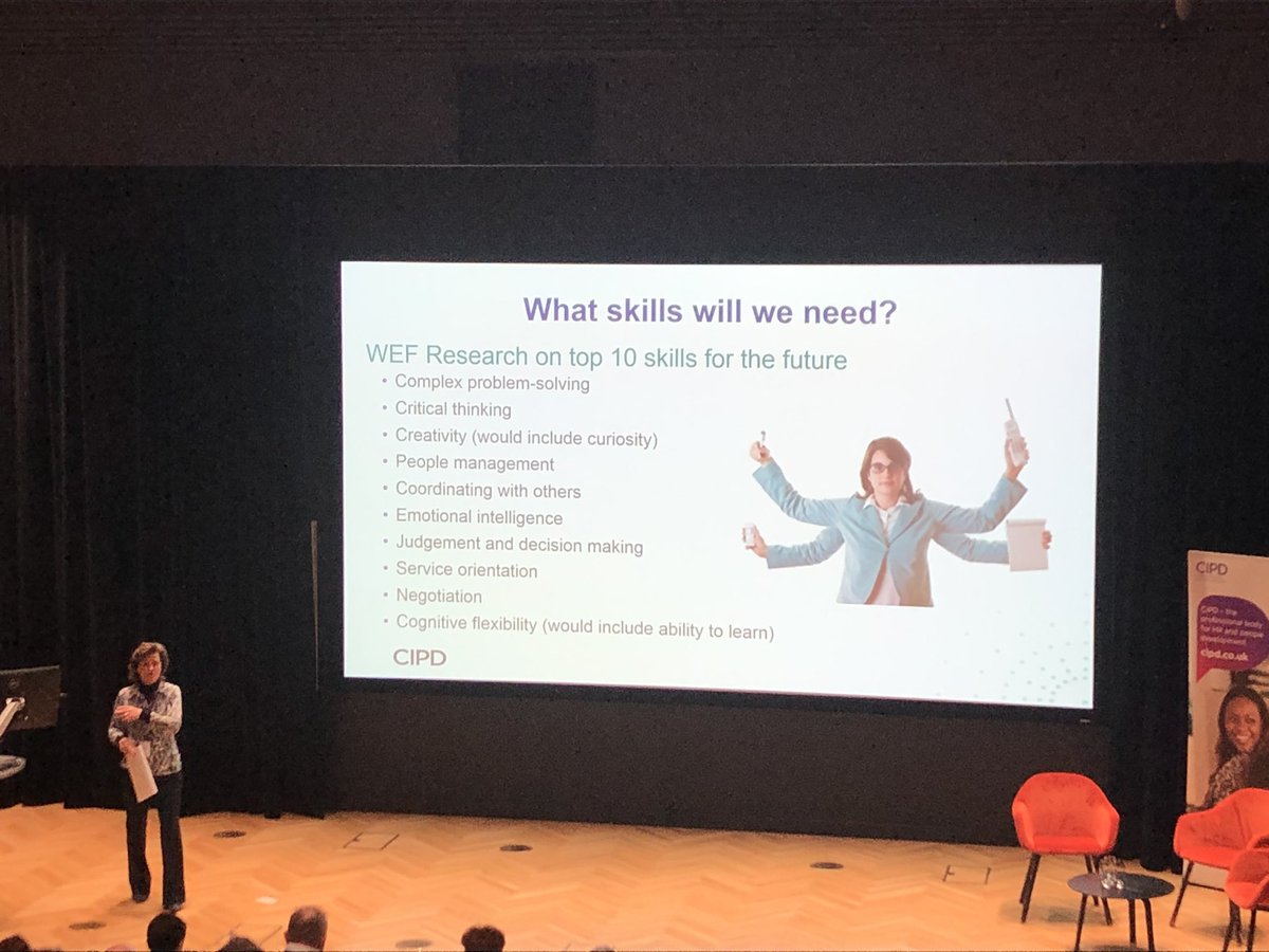 CHenbery's tweet photo. Great opening to the CIPD London Student Conference from @FisherLouise5 Delighted to see people management in the top 10 skills for the future #CIPDStudentConf #CIPDStudent #CIPD #peoplemanagement https://t.co/KxISEDQtvE