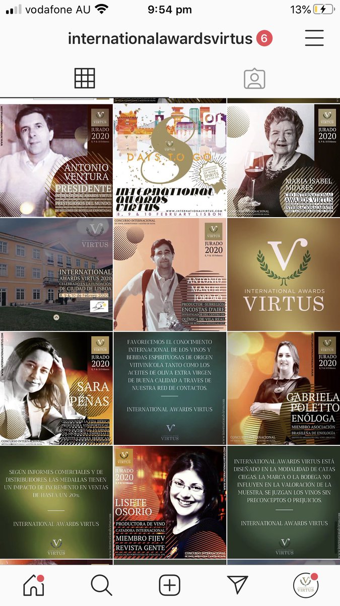 INTERNATIONAL AWARDS VIRTUS 2020 - JUDGES 

#winecompetition #judges #bestwines #bestoliveoils #bestspirits #internationalawardsvirtus #sponsorOIV