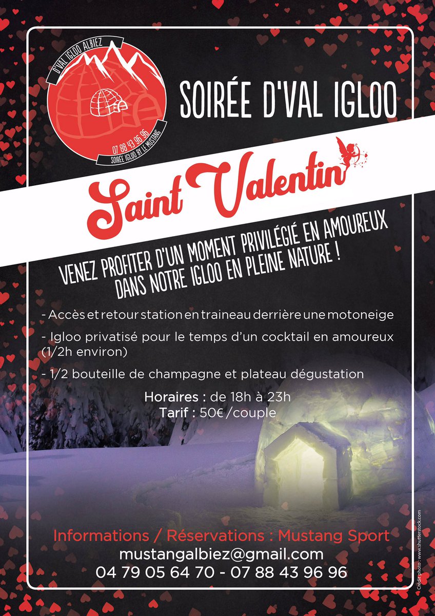 Soirée Saint VALENTIN by MUSTANG Sport
<a href="/AlbiezMustang/">mustang sport albiez</a> 
<a href="/albiez73/">Albiez Savoie Alpes</a> <a href="/SavoieMontBlanc/">Savoie Mont Blanc</a> <a href="/AiguillesArves/">Aiguilles d'Arves</a> <a href="/MaurienneLover/">MaurienneLover</a> <a href="/Skimium/">Skimium.com ❄</a> <a href="/albiez/">DIDIER</a>