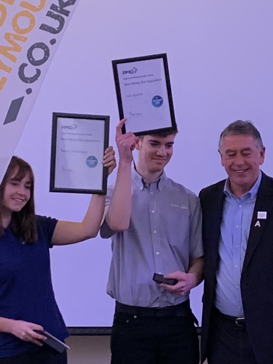 MikeJonesCCP's tweet photo. We have award winning apprentices! Well done to all the finalists especially our @cityplym winners Becky, Rebecca and Felix. https://t.co/peX0MwgzWu