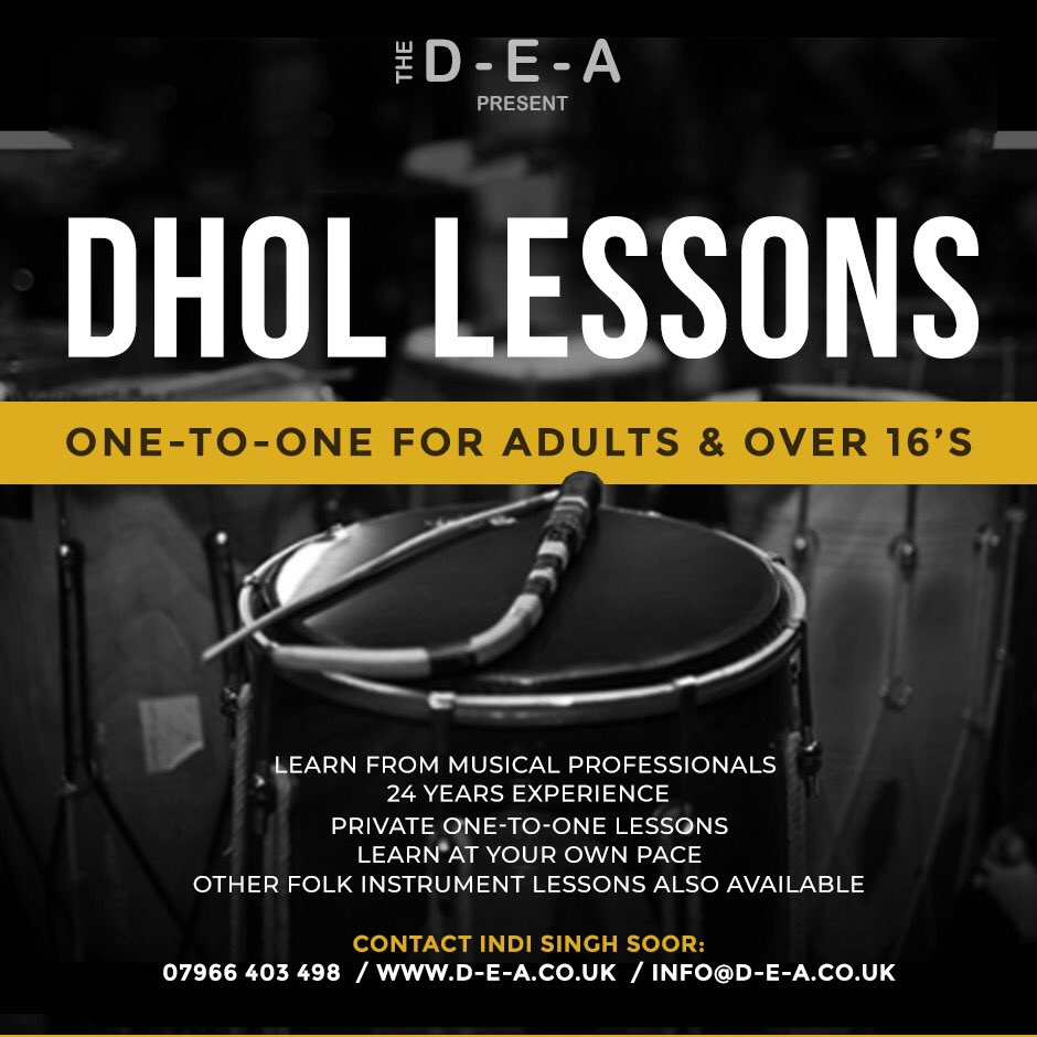 Algozey_Player's tweet photo. #Leicester #Leicestershire #Dhol #DholLessons #Dholis #DholPlayers #LearnToPlay contact the #DEA Dhol team today! Be the best! https://t.co/E9bBhE9mzK