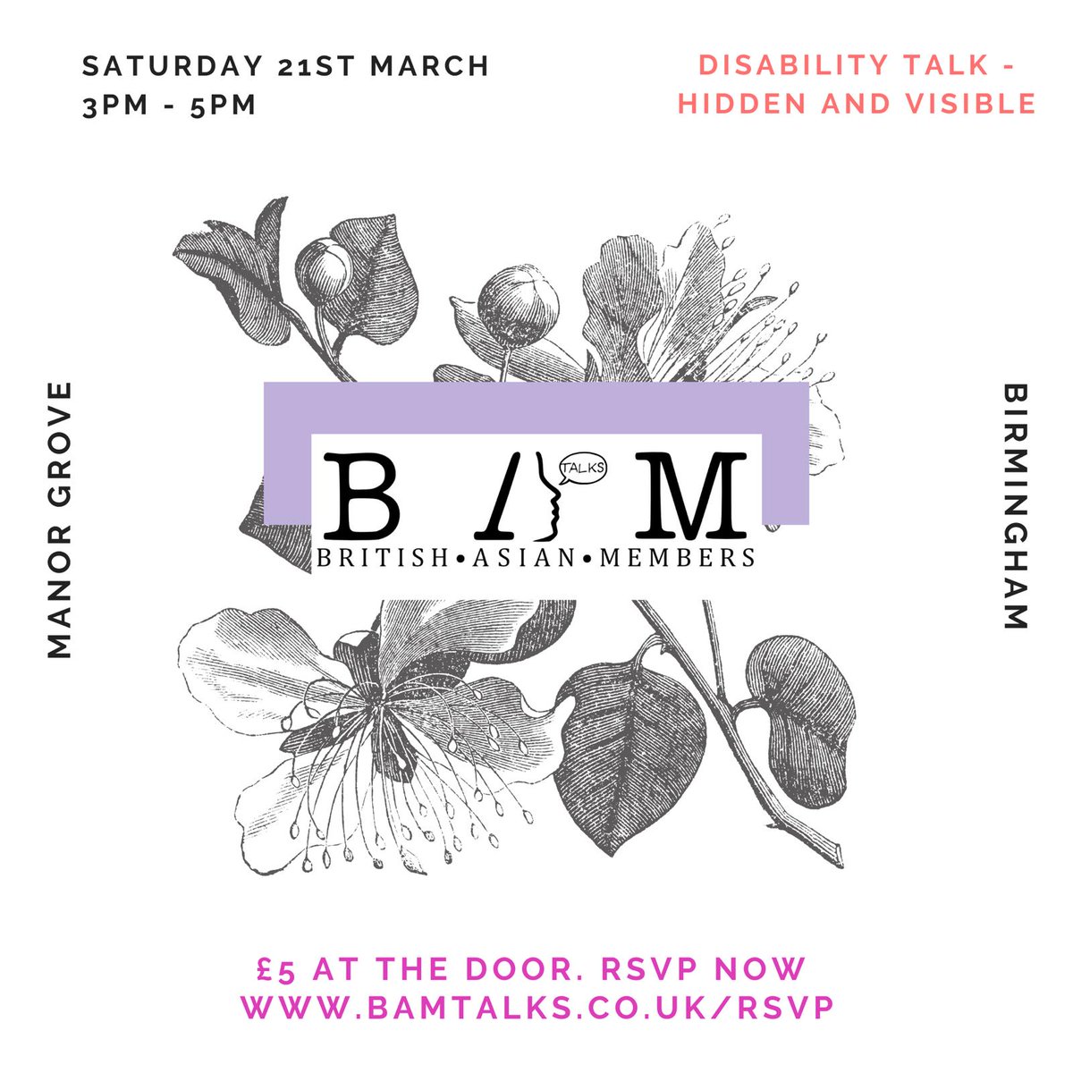 Ability_For_All's tweet photo. Check out .@bamtalks1 upcoming talk on Disability - Hidden and Visible. The panel will share their experiences with disability and stigma, how they view disability and share advise for those diagnosed with a disability. https://t.co/w7D9ZUKyDv