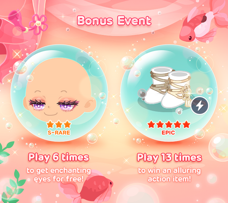 LINEPLAY_Info's tweet photo. I wait for you every day gazing up toward the light beam... Round 36 of the duplicate-free Magic Box, Sunshine and Goldfish, is now out! It features recoloured items from Dreaming of Goldfish! 25 cash per play. Ends on March 6 at 11am (GMT+9). https://t.co/H668PHKp9y