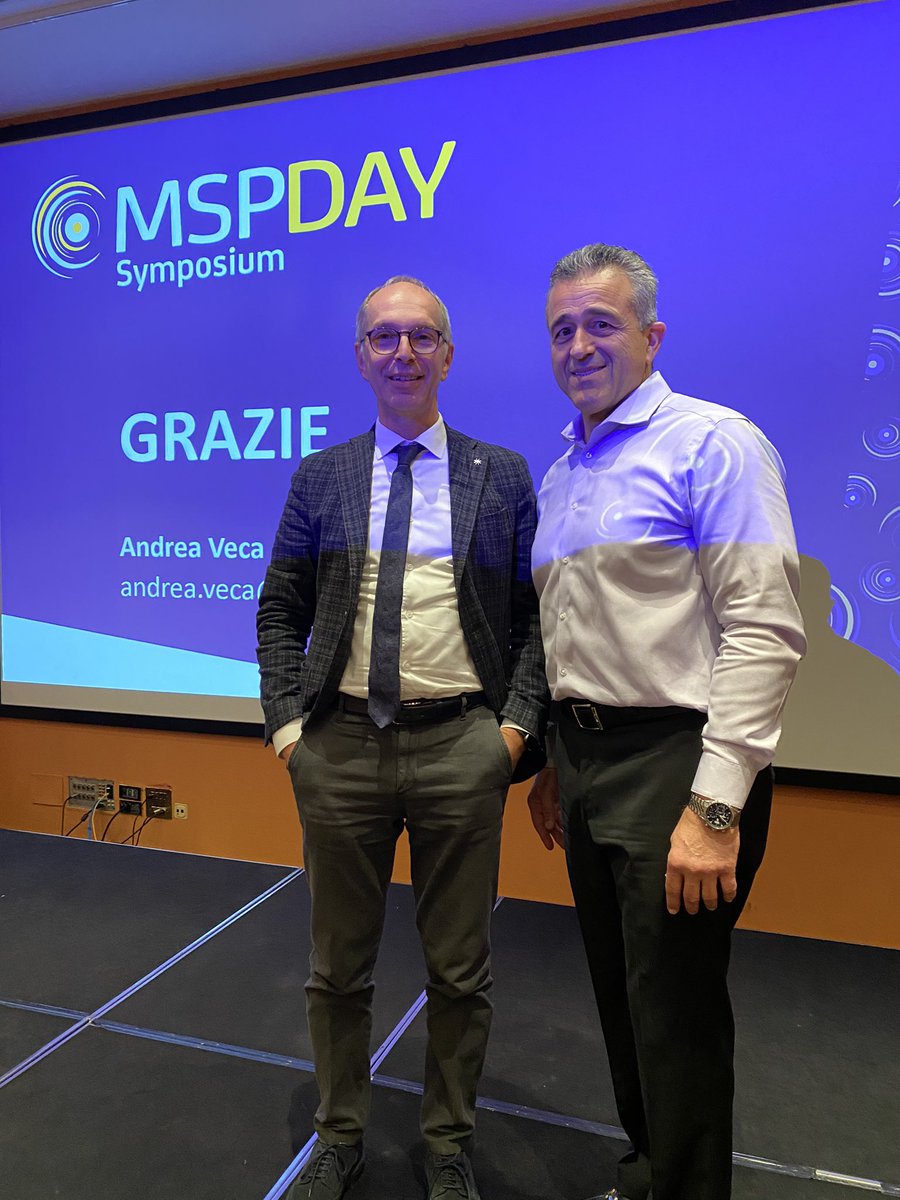 SBenato's tweet photo. #mspforever Yesterday in Milan at the #mspdaysympiosum Len DiCostanzo of the consulting firm “MSP Toolkit” told partners that those with a robust catalog of services will keep their customers for life. #mspday #mspsymposium #mssp @Len_DiCostanzo https://t.co/LCcfqfUZXp