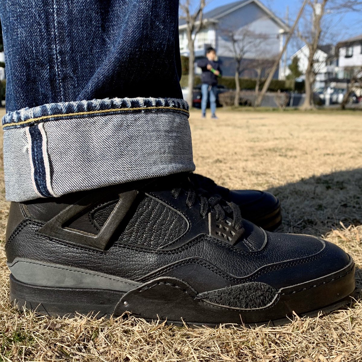 エンダースキーマ mip-10 エアジョーダン4 黒 size5