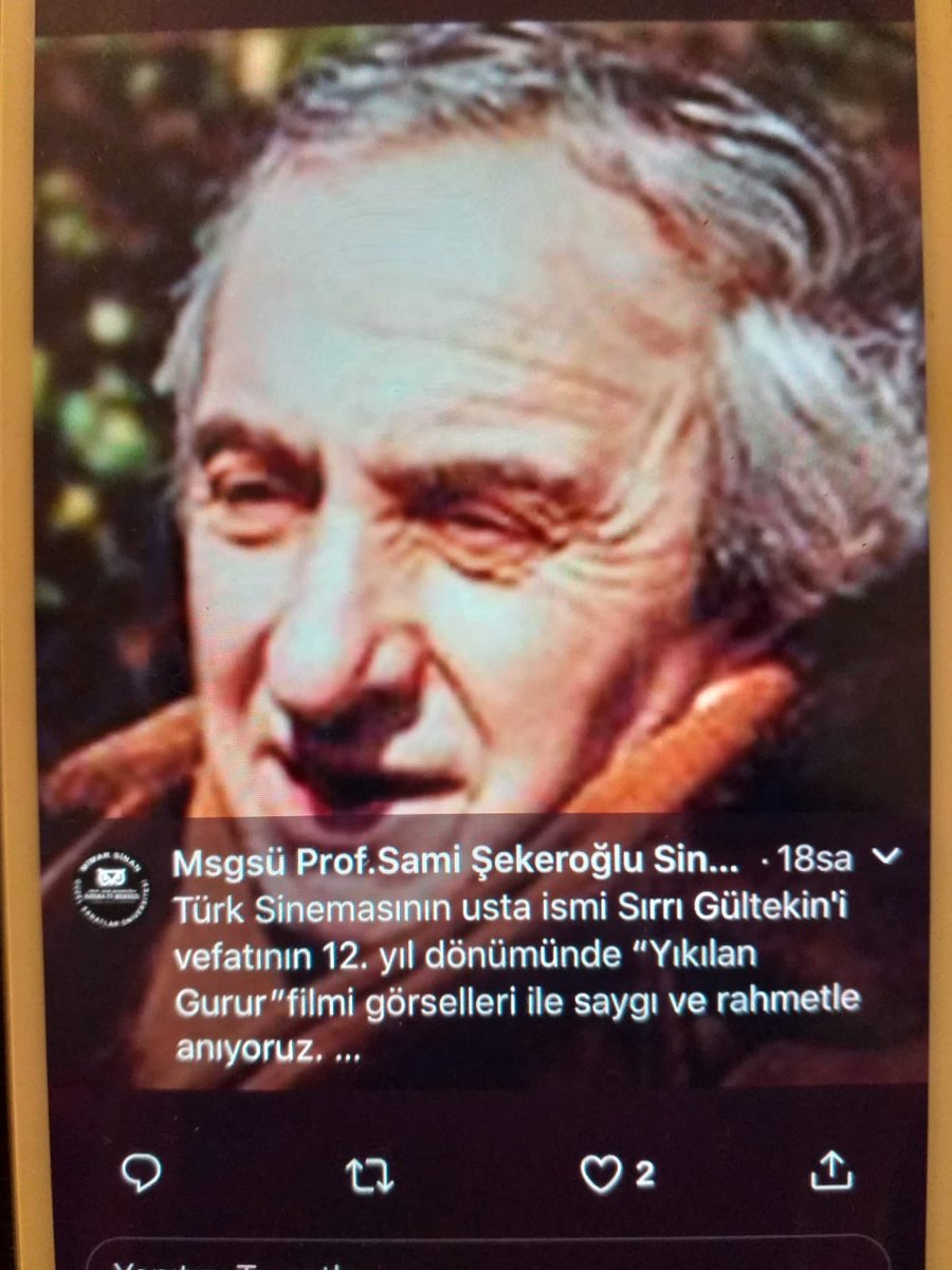 Öğretim üyeleri olarak bu vahim ve üzücü hatayla herhangi bir ilişkimiz bulunmamaktadır. Sosyal medya hesapları Rektörlük tarafından yönetilmektedir. - Msgsü gsf sinema tv bölüm başkanlığı