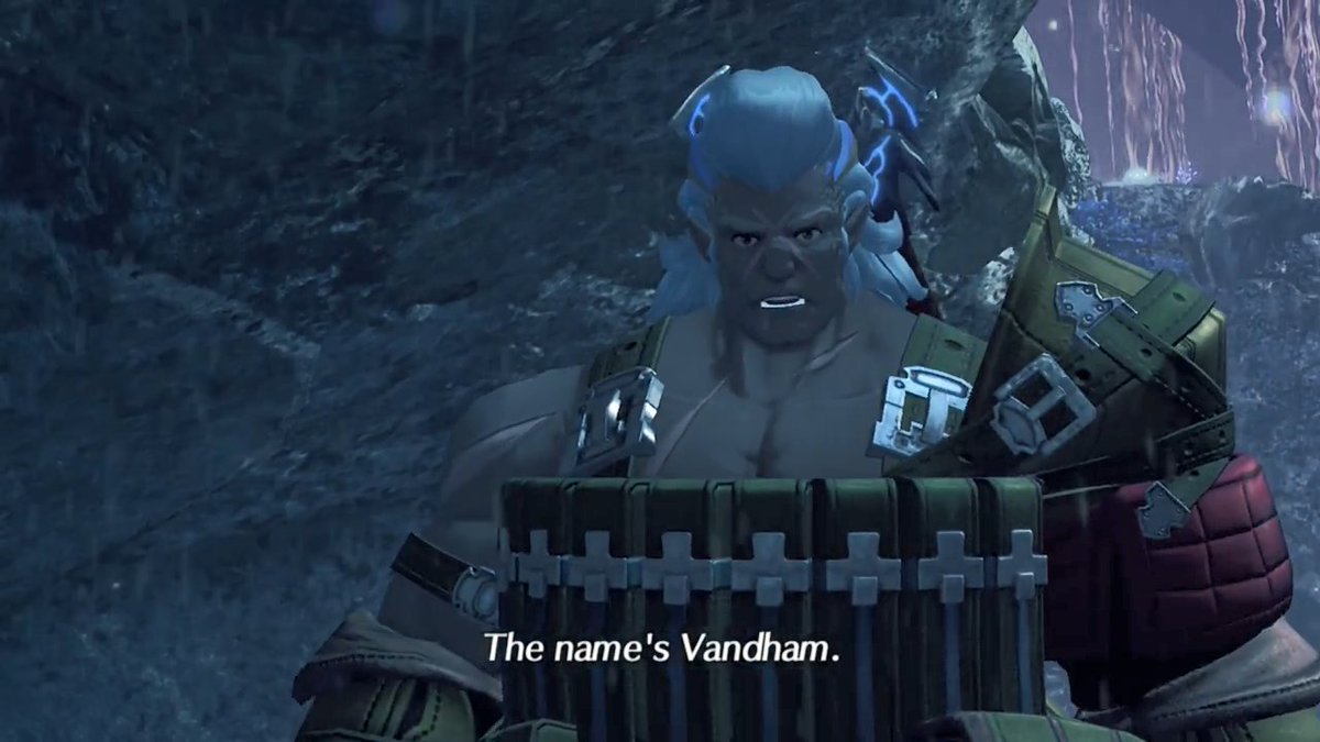 Man I love Vandham's introduction he comes in like a generic bad guy but then he turns out to be the biggest bro  #Xenoblade2