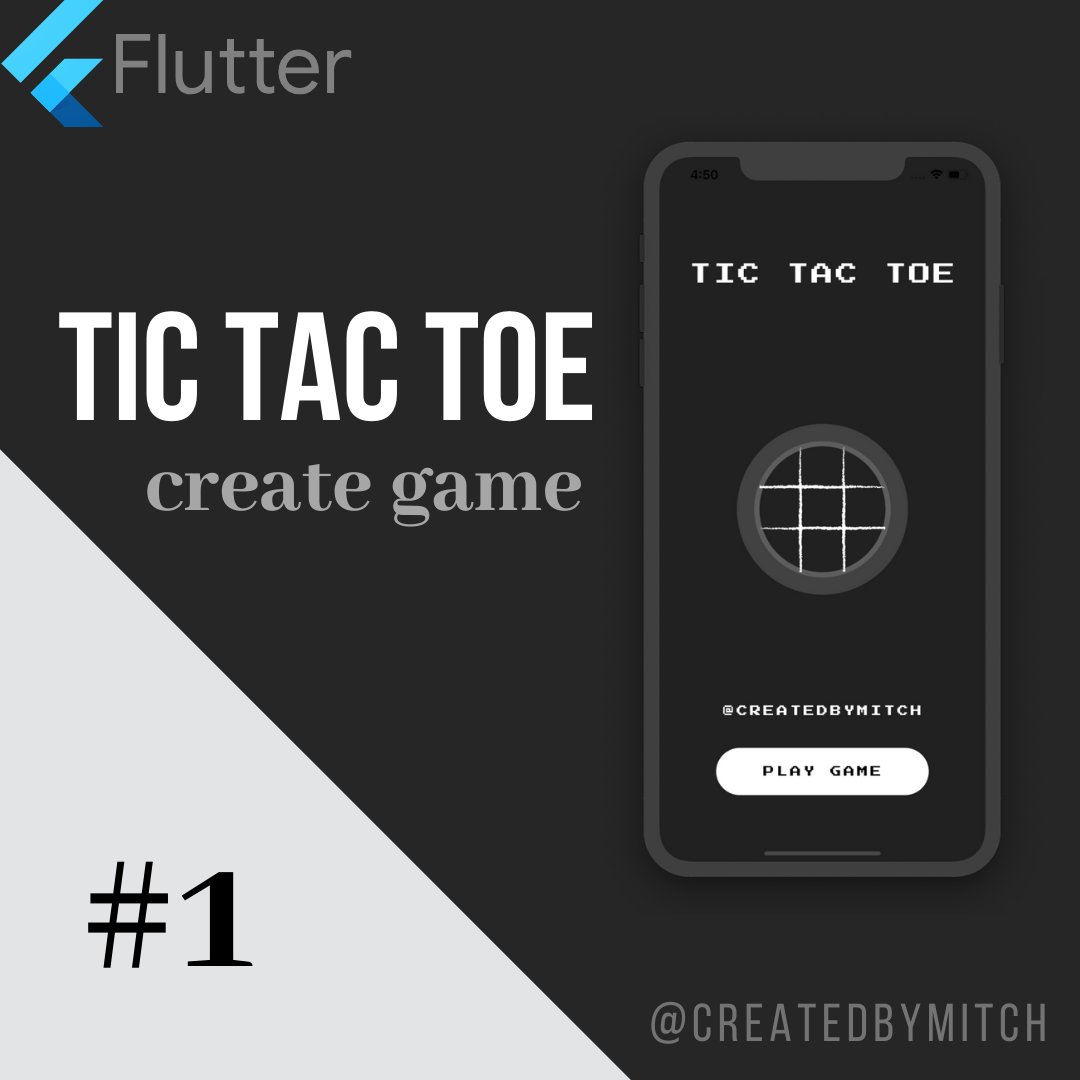MitchKoh1's tweet photo. Flutter GAME - Tic Tac Toe (tutorial)
https://t.co/gTmvHI9kTX https://t.co/kUI93UsuuR