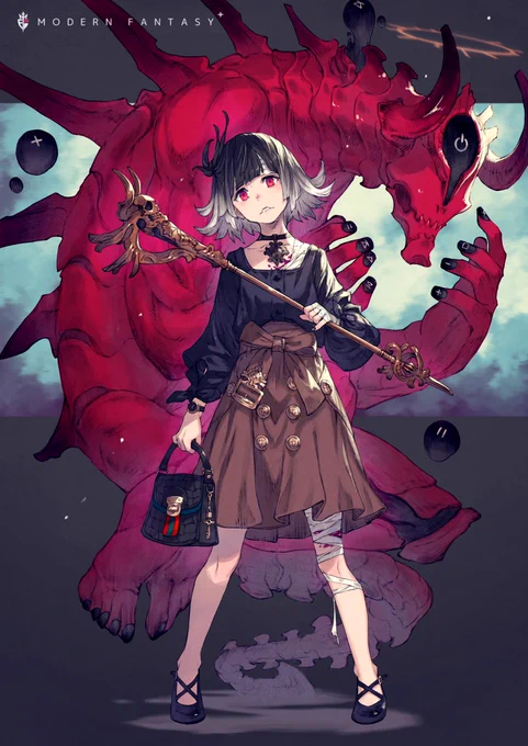 【モダンファンタジー+】まとめ2
現代に少しだけファンタジーをプラスするというコンセプトのイラストです。
#ModernFantasyPlus 