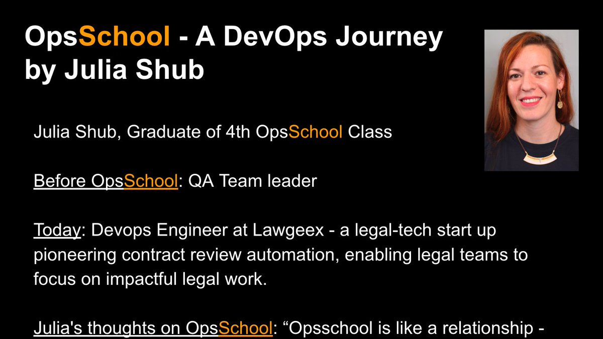 OpsSchool tweet media