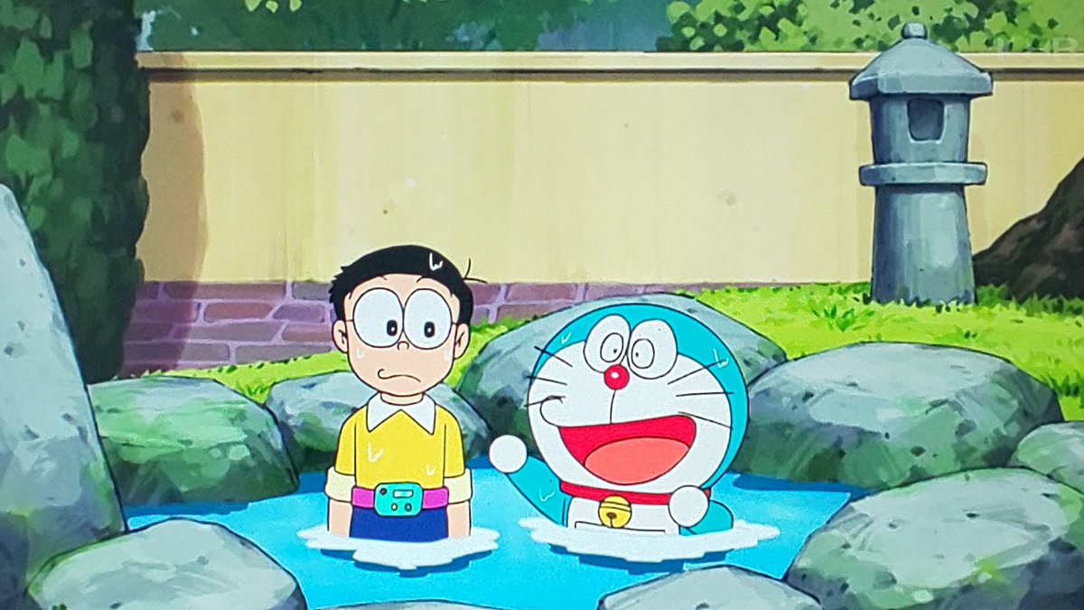 트위터의 あやっさん ニャンコ先生愛 님 スネ夫ん家の池www ドラえもん Doraemon