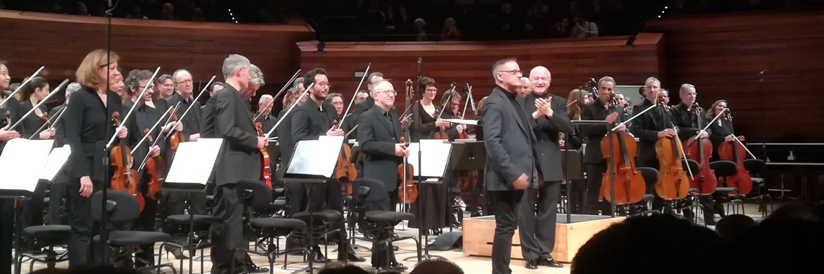 Th_contempo's tweet photo. Hier soir TEUF contemporaine à @Maisondelaradio pour l'ouverture de @PresencesRadio par @nationaldefce ! George Benjamin en majesté, et incroyables @vbenellimosell (dans le chef d'œuvre Duet de Benjamin) @atharaud dans Abrahamsen, et superbes pièces de #Pesson et #Sinhuber ! https://t.co/ejJI09UqeL