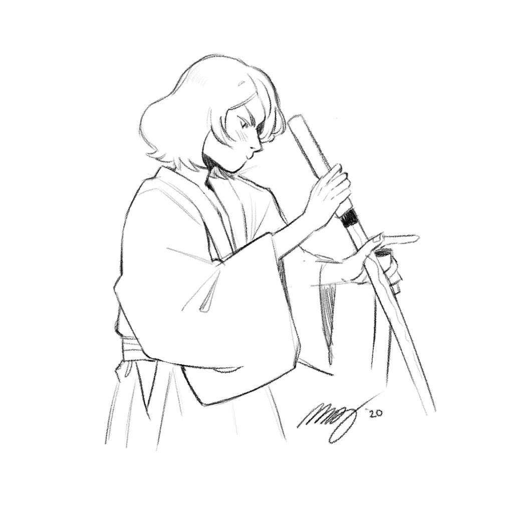 commissioned @_mgsthetic to draw goemon.....chefs kiss 