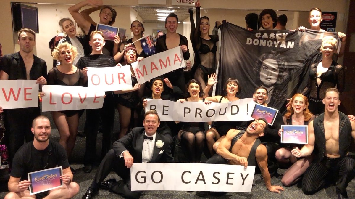 #Chookas tonight to <a href="/CaseyDonovan/">Casey Donovan</a>  from the <a href="/ChicagoInAU/">Chicago The Musical</a>  Company for SBS <a href="/SBSEurovision/">SBS Eurovision</a> 2020 at 8.30pm AEDST, #AustraliaDecides. 
Simply SMS* the number '8' to 1999 222 to vote for #Proud
*Charge $0.50 Ansible Helpline. Limit of 20 votes per phone number.