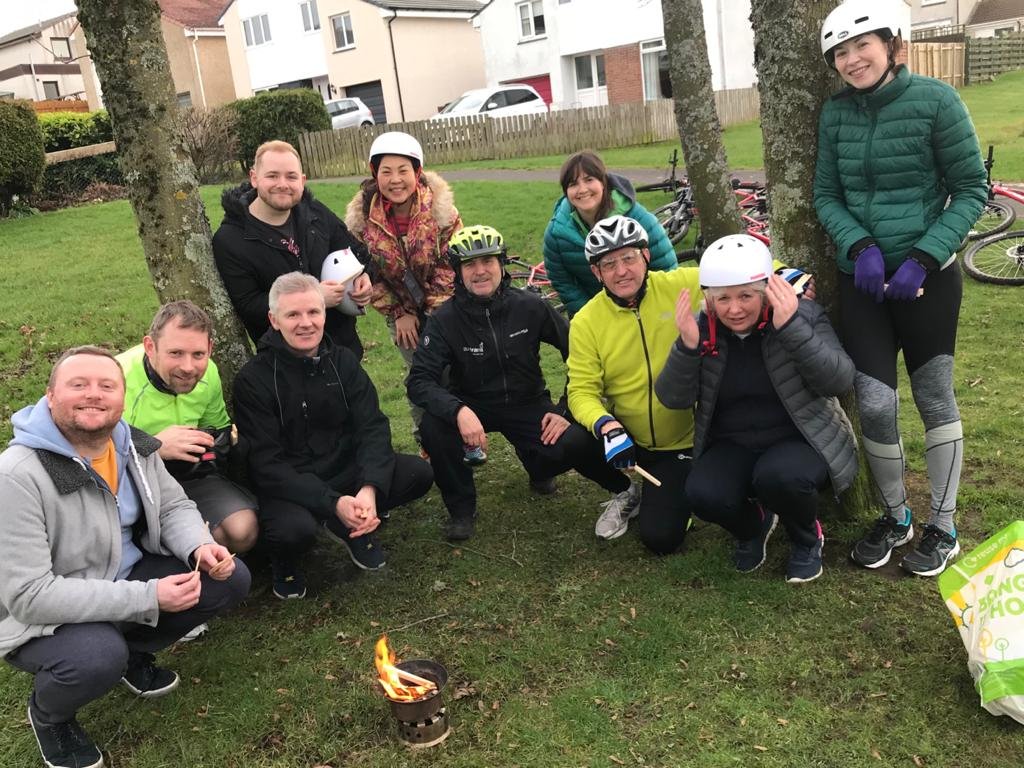 snhs_cycling's tweet photo. Some staff enjoying an afternoon cycle thanks to @Prof_Balance https://t.co/lx6BRV3prs