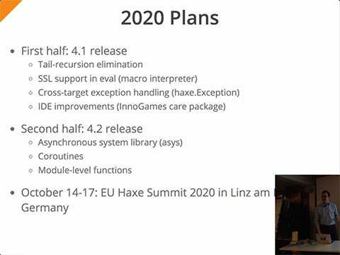 zakrakken's tweet photo. Cool stuff coming to #haxe in 2020.
Thanks for the update #haxeup https://t.co/rsWyYXOzlb